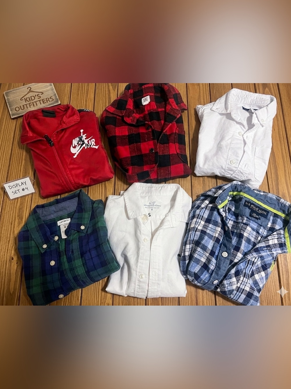 Set of 6 Children's Dress Shirts - Boys